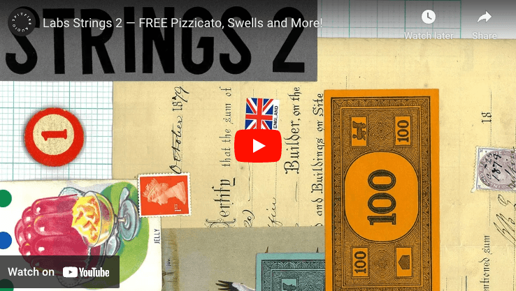 Video thumbnail for Spitfire LABS Strings 2 with collage artwork