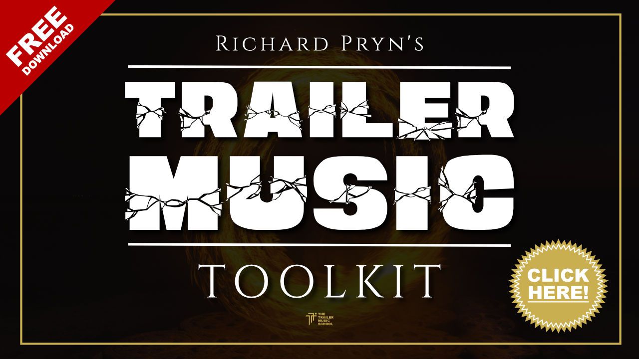 Banner for Richard Pryn's free Trailer Music Toolkit download