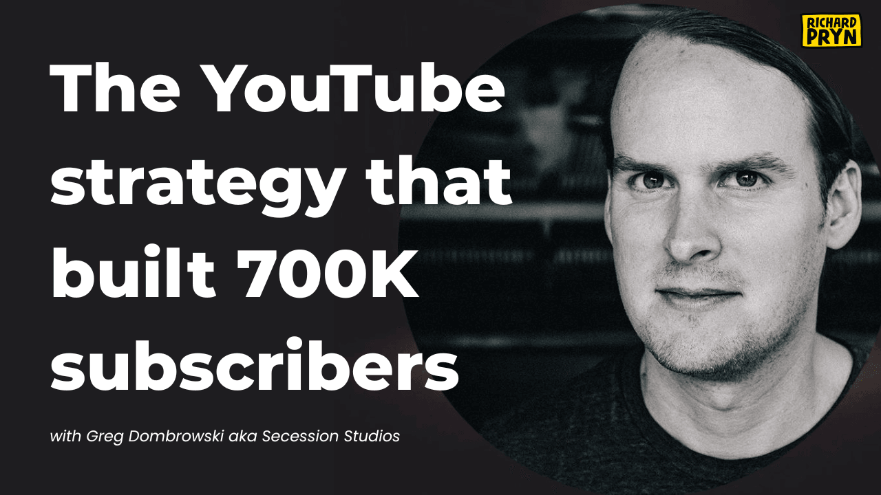 Interview with Greg Dombrowski on how he built his YouTube success story