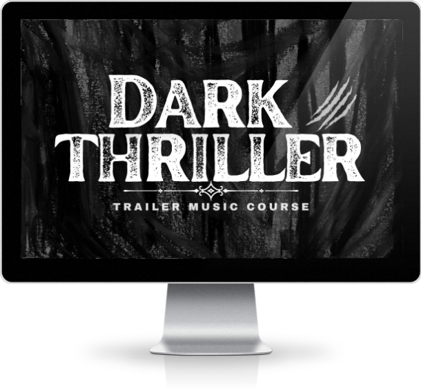 Dark Thriller course shown on a desktop screen